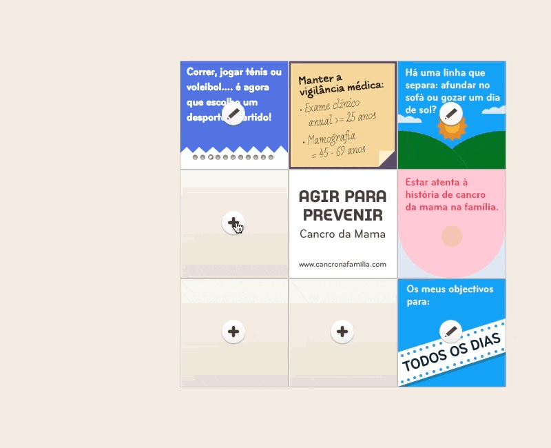 Create your own poster for the Agir Para Prevenir project