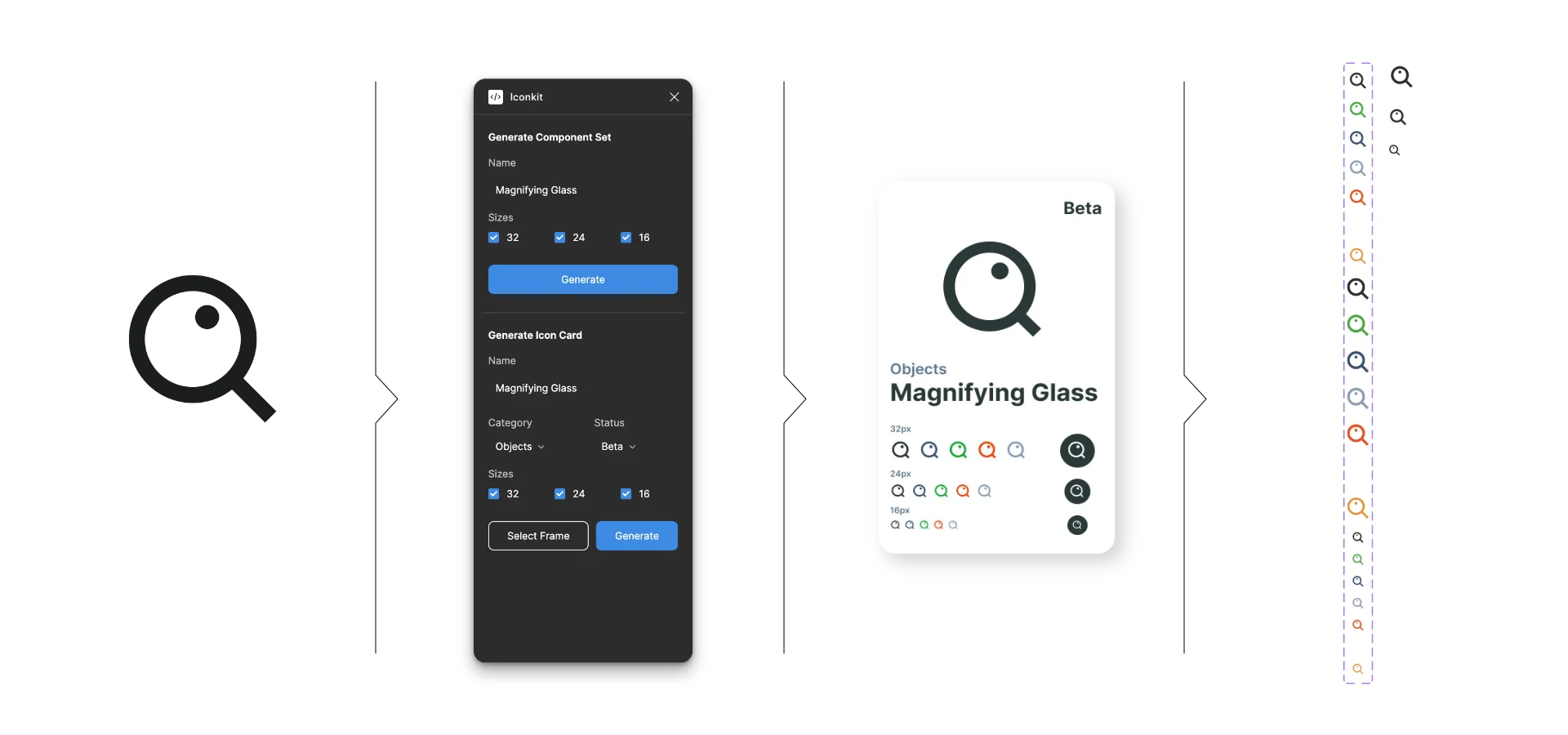 Figma Plugin for Aurora Iconography Prototyping and Staging