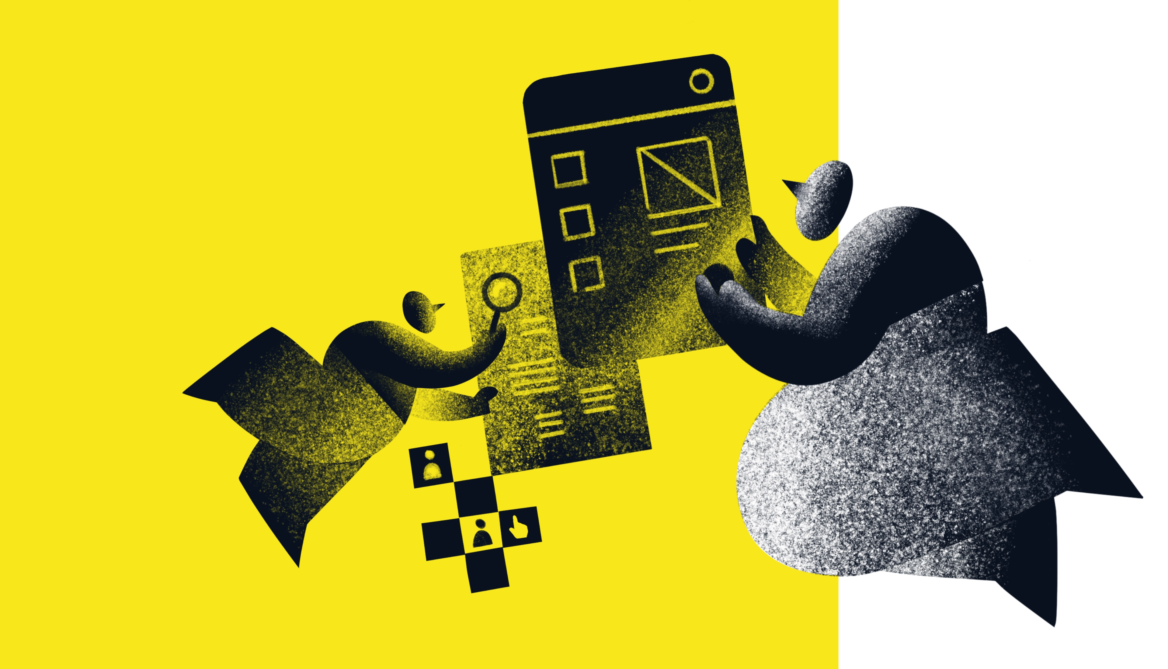 Editorial illustration for Grammarly engineering blog article about scaling AWS infrastructure across multiple regions