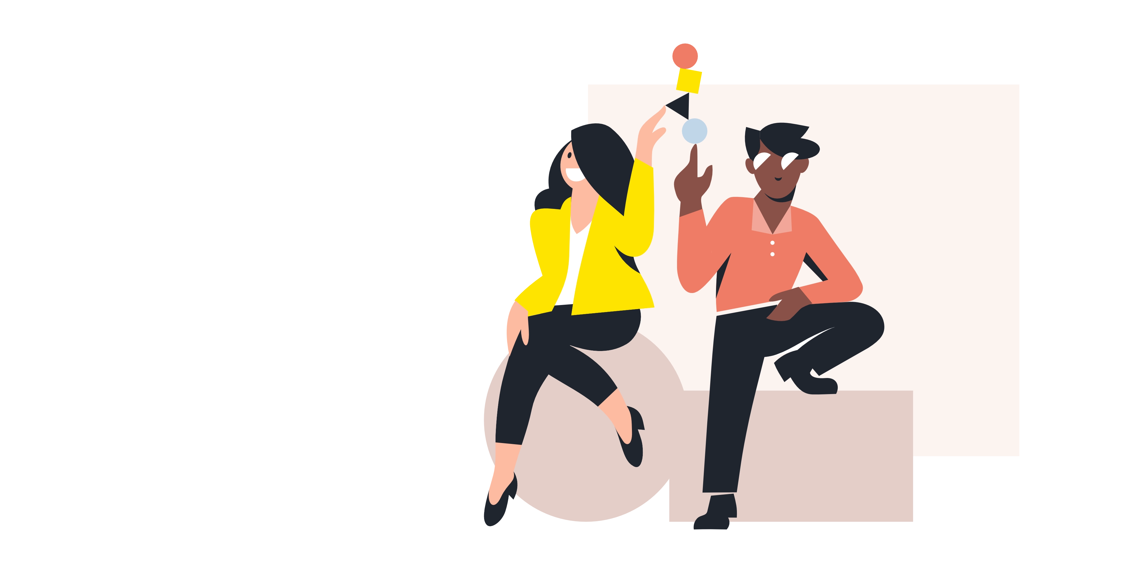 balance cityscape illustration