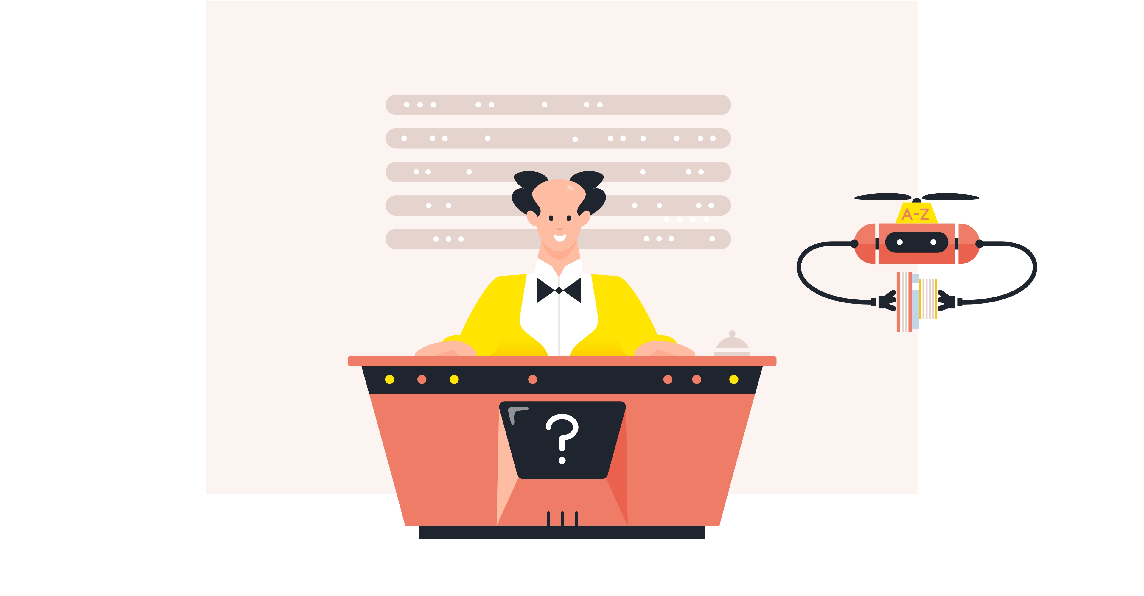 faq cityscape illustration