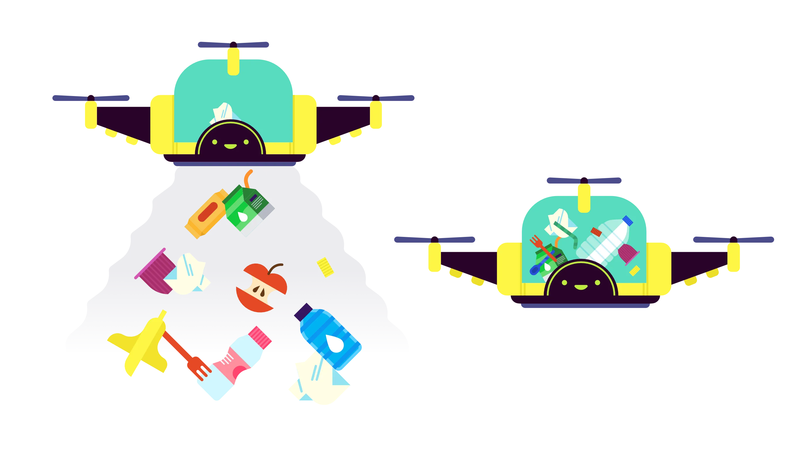 Ubbu Robot: garbage-collector