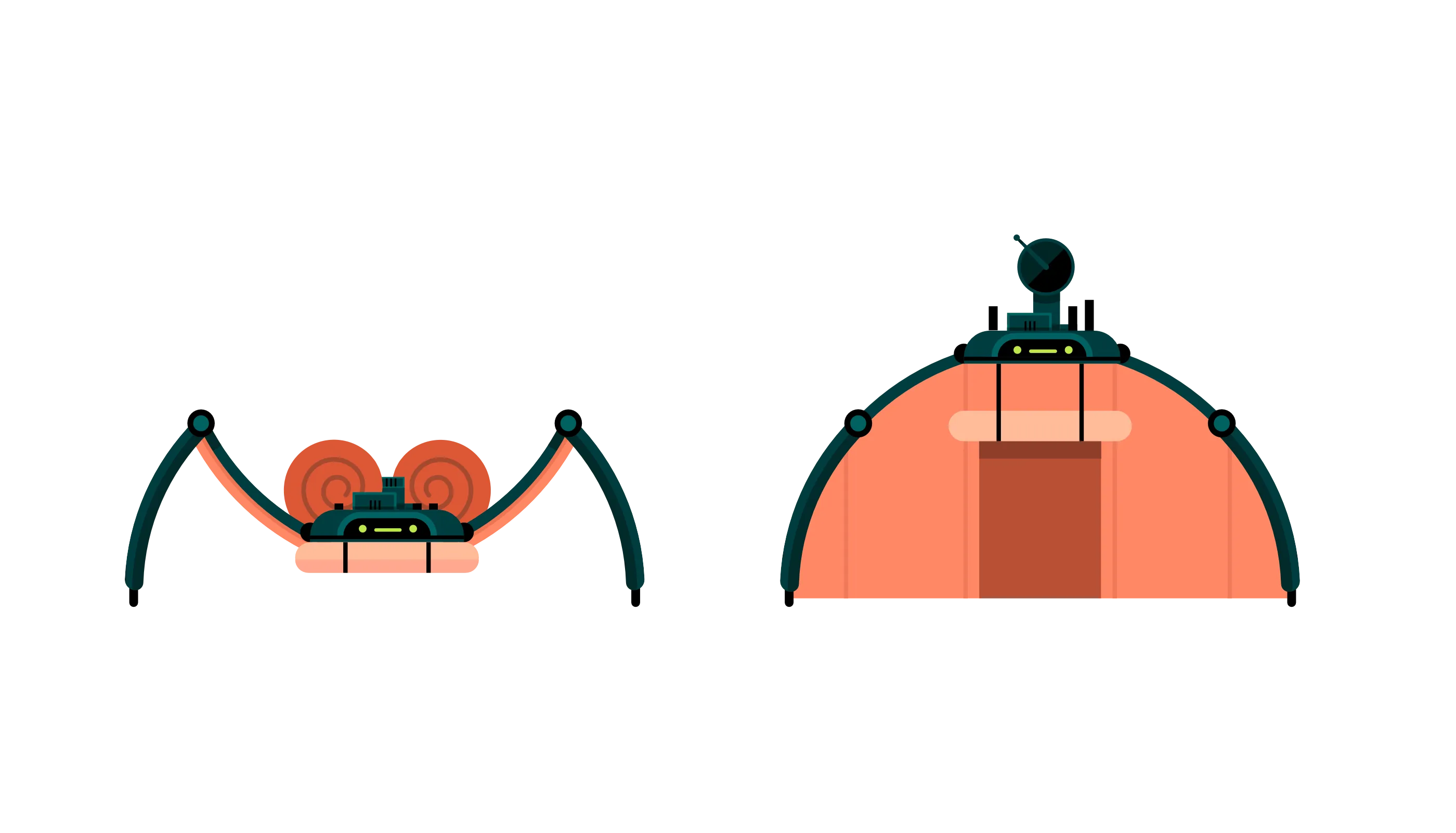 Ubbu Robot: tent-spider